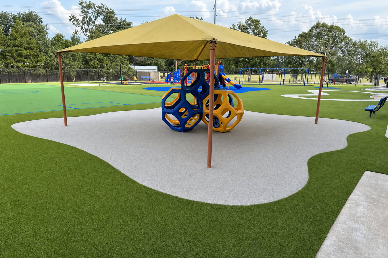 Turf for playgrounds in Alamo, TX
